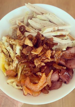 Hình của món Xôi mặn.