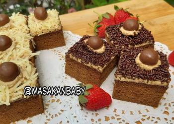 Resep Populer RESEP CAKE POTONG MOCCA SUPER MOIST | LEMBUT &amp;amp; IRIT TELUR Sedap Nikmat