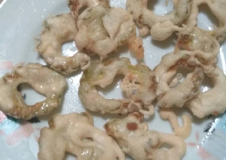 Bahan mengolah Kripik Pare Kriuk yang simpel