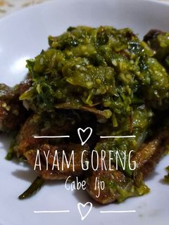 Foto resep Ayam Goreng Cabe Ijo