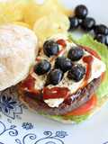 Hamburguesa a la griega