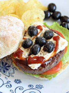 Una foto de Hamburguesa a la griega