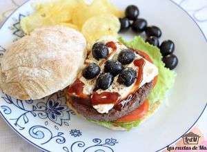 Una foto de Hamburguesa a la griega