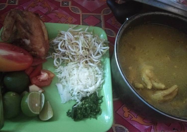 Resep Soto Ayam kuah Kuning, Lezat