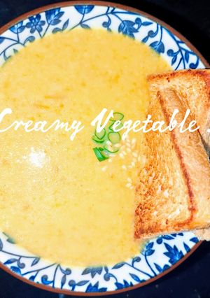 Foto resep Easy Creamy Vegetable Soup