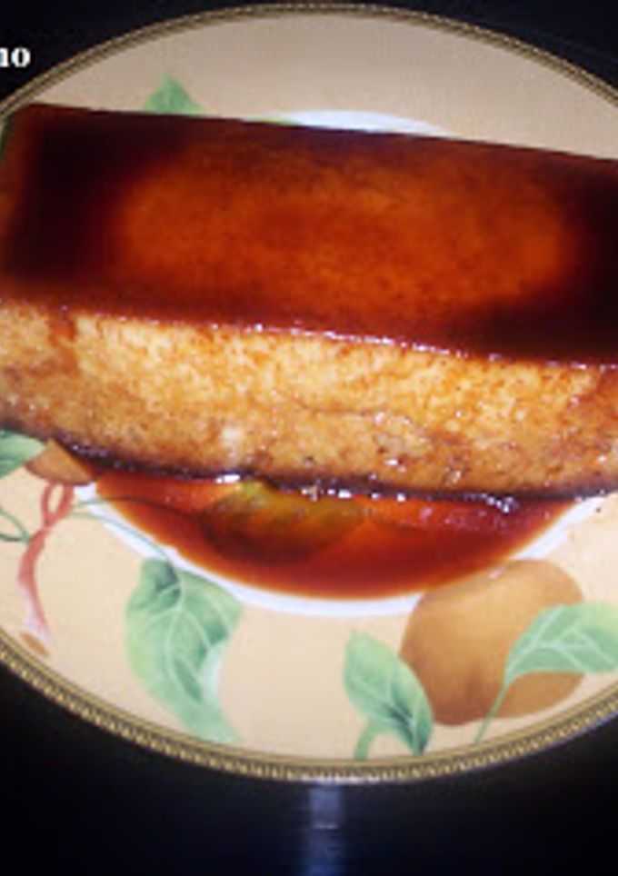 Una foto de Puding de platano