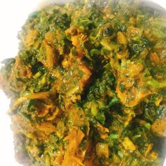 A picture of Vegetable soup.