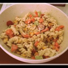 A picture of Pasta salad.