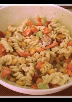 A picture of Pasta salad.