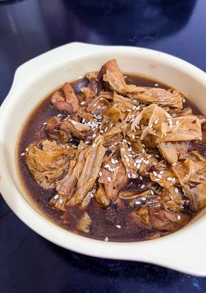 Foto resep Ayam Kulit Tahu Kuah Kecap