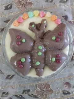 عکسی از دستور دسر فرنی و پودینگ شکلاتی