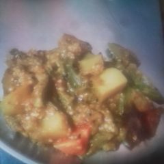 A picture of Brinjal veg.