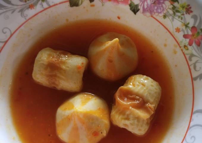 Resep Bakso Seafood Kuah Tomyum Ala Ala Street Food Oleh Yanti Halida