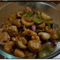 A picture of Soya chilli nuggets.