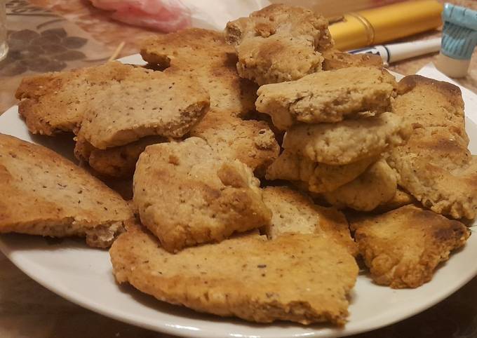 Просто сворачиваю и нарезаю. Песочное ореховое печенье | Shortbread walnut cookies