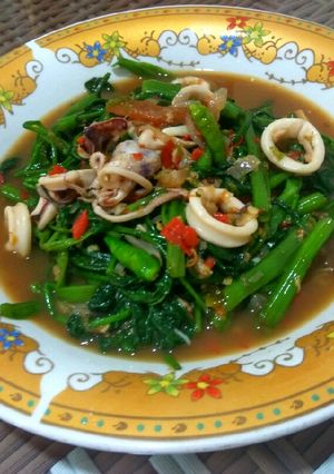 Foto resep Cah kangkung Ala resto