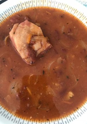 Una foto de Zaragoza con costilla guisada