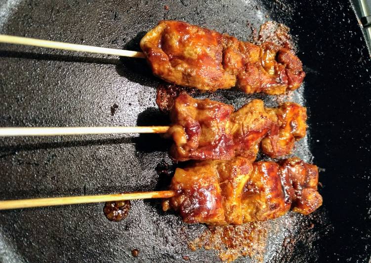 Resep Sate Ayam bumbu Hoisin &amp; Minyak ikan, Lezat Sekali