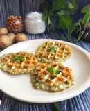 Sago Potato Waffles