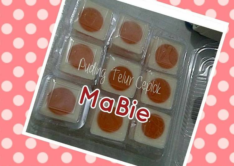 Puding telur ceplok MaBie