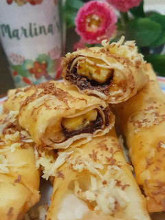 Foto resep Lumpia Pisang Coklat Lapindo