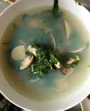 Canh ngao nấu mồng tơi_giải nhiệt mùa hè! :)))