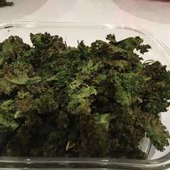 Una foto de Kale chips