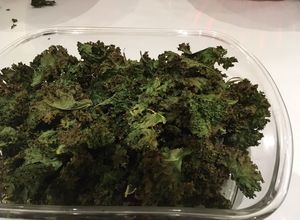 Una foto de Kale chips