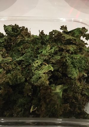 Una foto de Kale chips