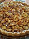 Tarta de banana y dulce de leche