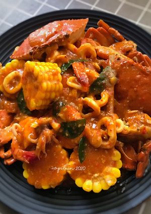 Foto resep Seafood Saus Padang