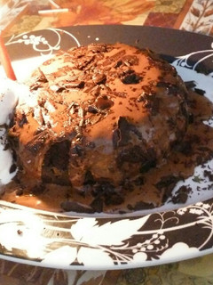 A picture of Choco lava cake (eggless).