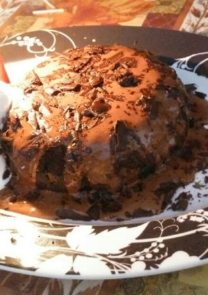 A picture of Choco lava cake (eggless).