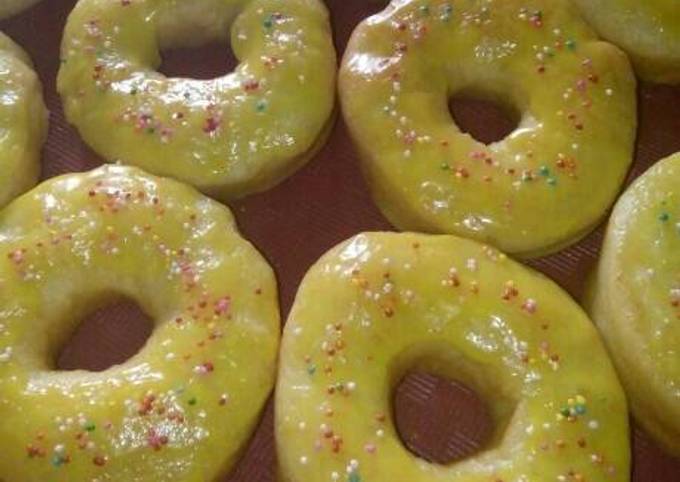 Donat super empukk glaze home made