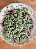Spaghetti di spirulina con telline