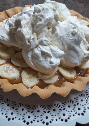 Una foto de Tarta de banana Split 🍌 🥧