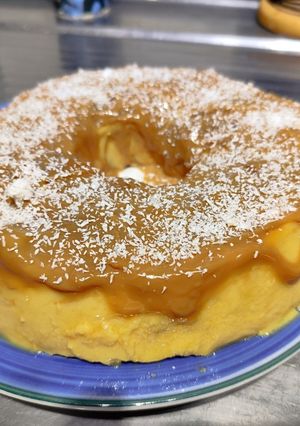 Una foto de Budín de pan súper rápido