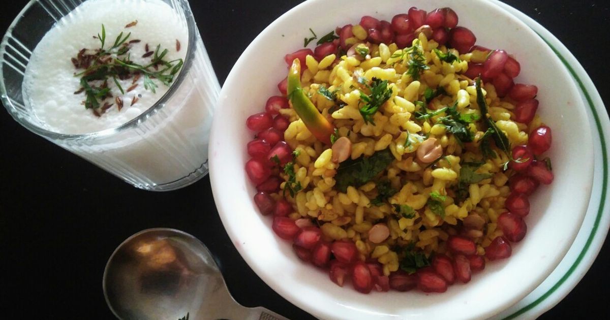 Poha Rice Pot Puff Rice Poha Recipe by Jasmin Motta _ #BeingMotta - Cookpad