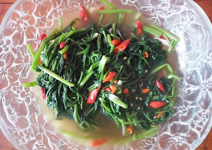 Resep Tumis Kangkung Seuhah Mantap. yang Enak Banget