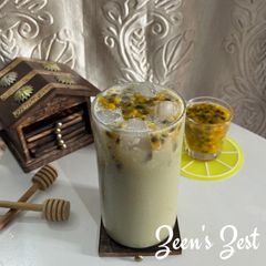 A picture of Matcha Passion Fruit Smoothie.