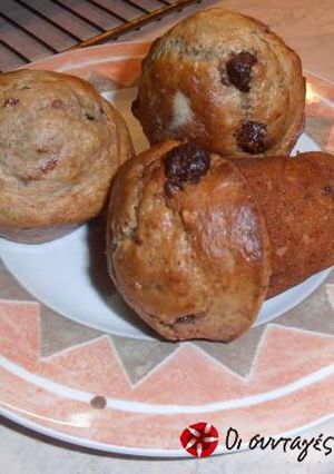 Φωτογραφία της συνταγής Muffins μπανάνας με φυστικοβούτυρο