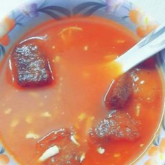 A picture of Tomato soup.