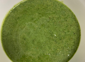 A picture of Kabuli chana pudina chutney.