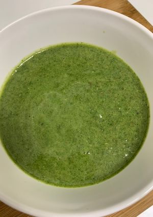 A picture of Kabuli chana pudina chutney.