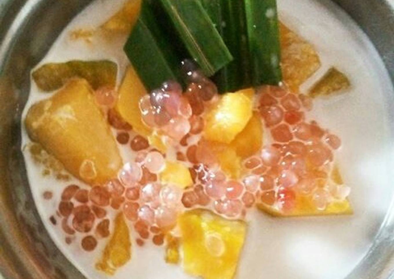 Kolak labu kuning mix mutiara