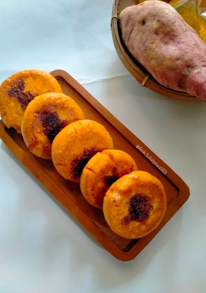 Foto resep Ube Cheese Mochi