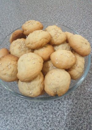 Una foto de Galletas de ajonjolí