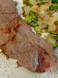 Ternera con coles de Bruselas