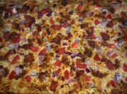 A picture of mozzarella pizza