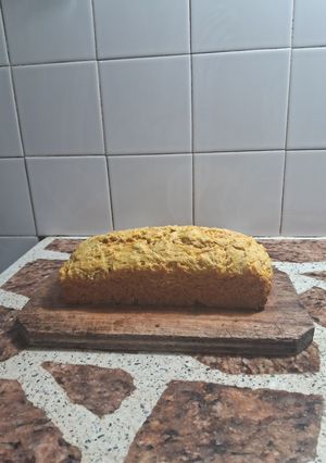 Una foto de Pan esponjoso de zanahoria sin levadura